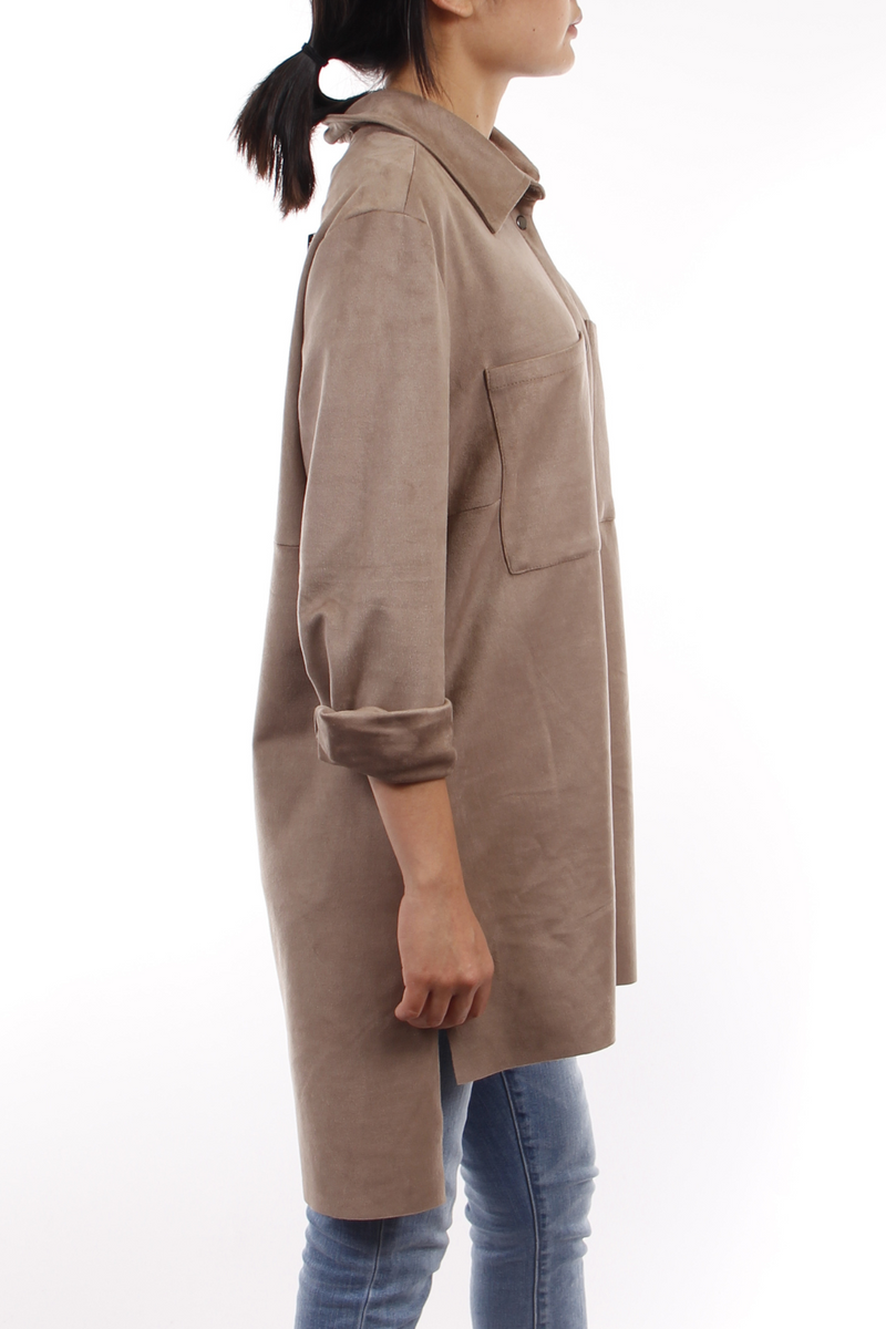 トップス OOTHO Original Faux Suede Shirt / Camel 71614TAUPESIDE_1200x1200.png?v