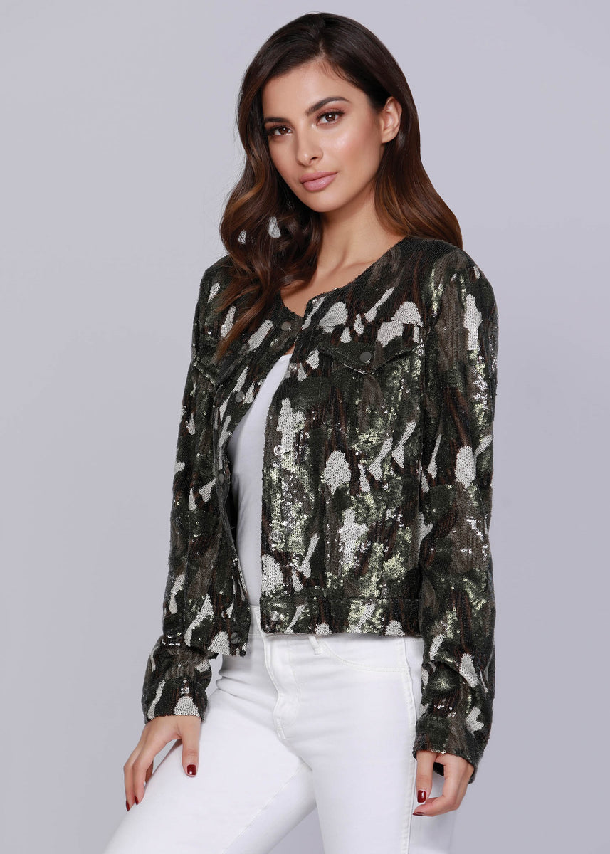 Sequins US Great Seal Denim Jacket – IMPECCABLE SCOOP