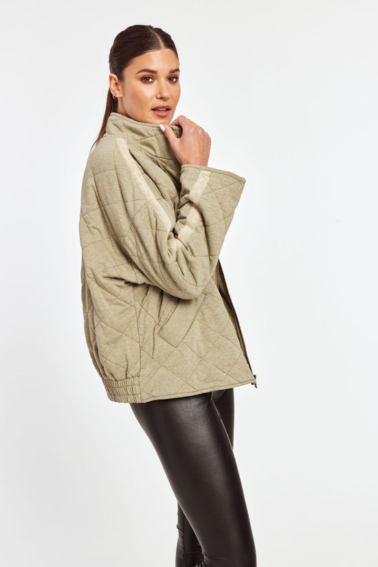 Sage Green Quilted Jacket