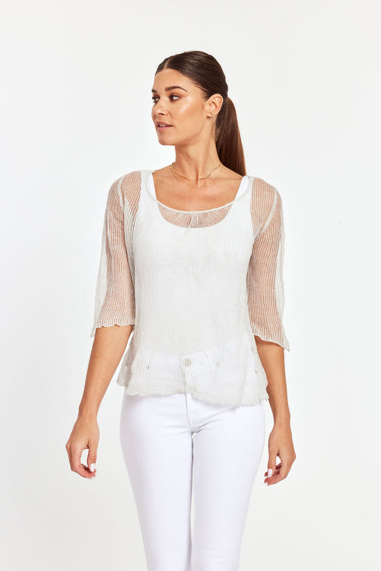 Sheer Pullover Blouse