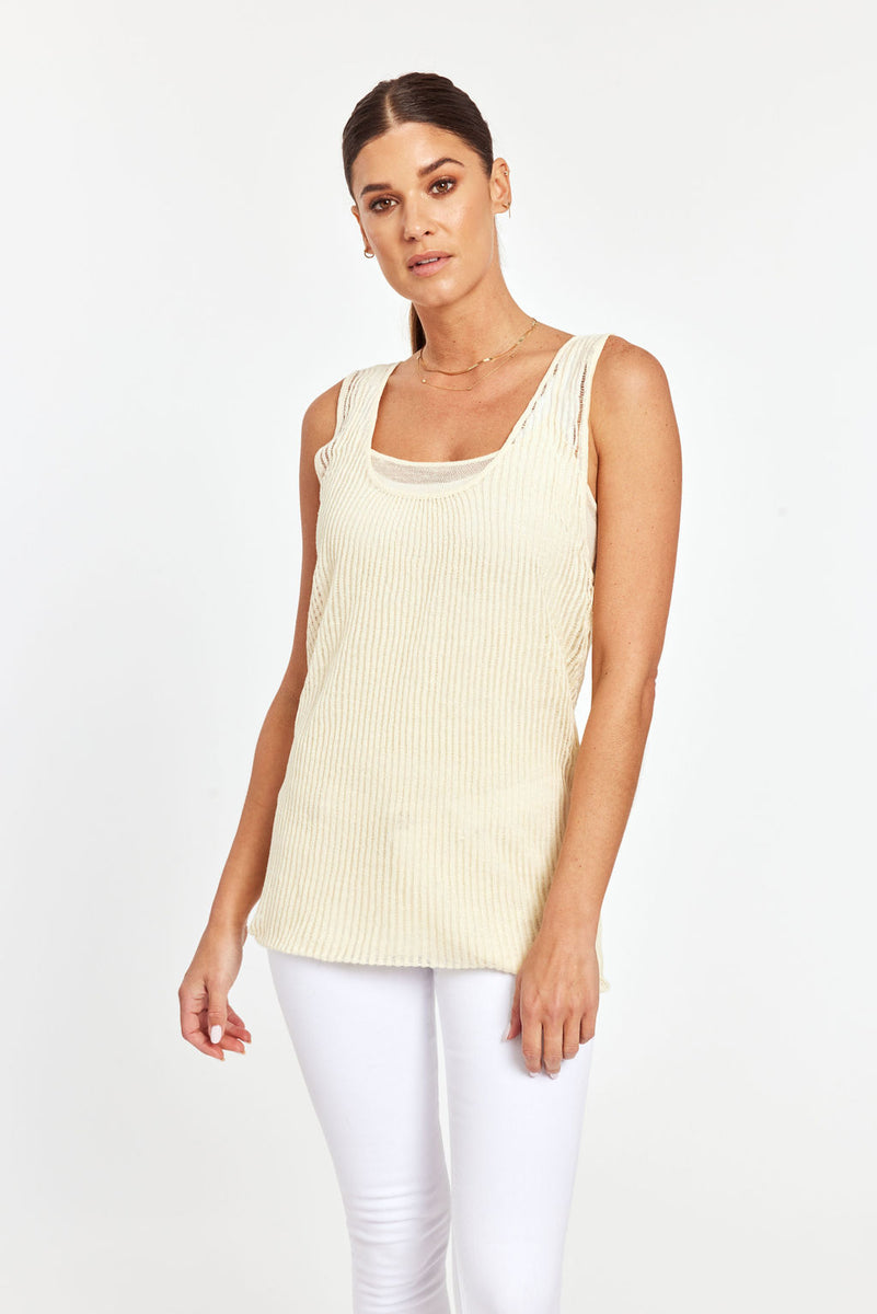 Sheer Double Layered Tank – Dolce Cabo