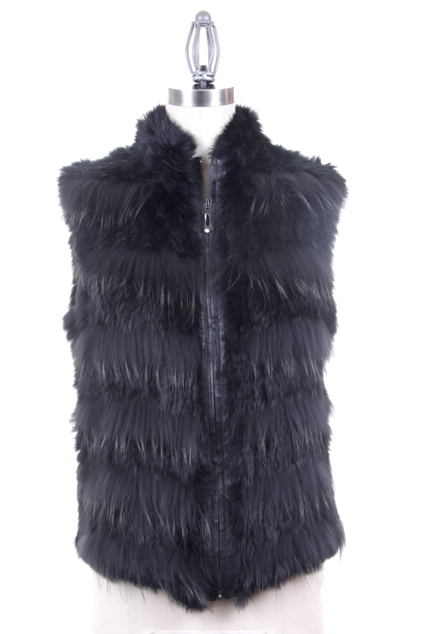 Raccoon & Rabbit Fur Vest