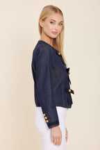 Bow Denim Jacket