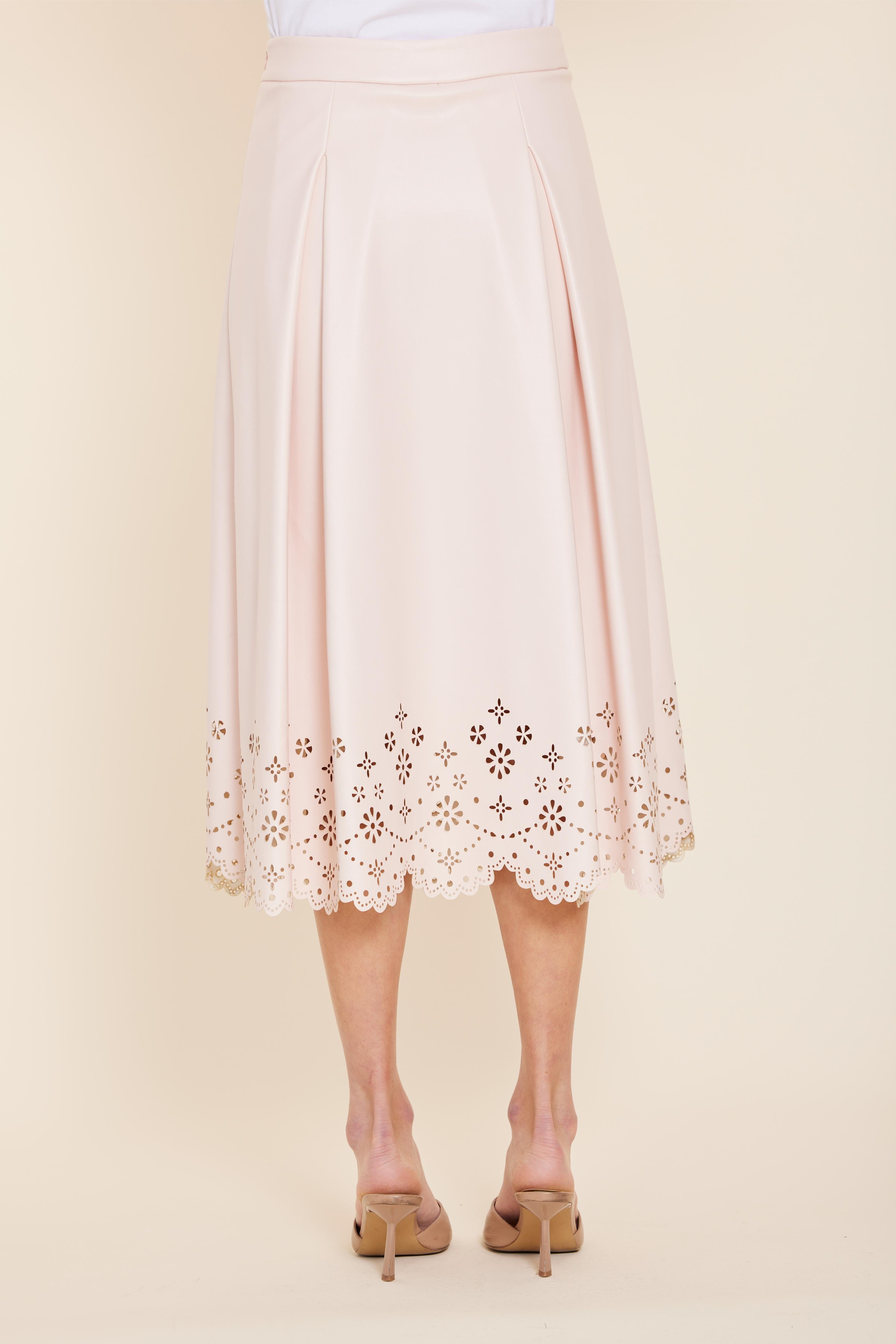 Faux Leather Maxi Skirt