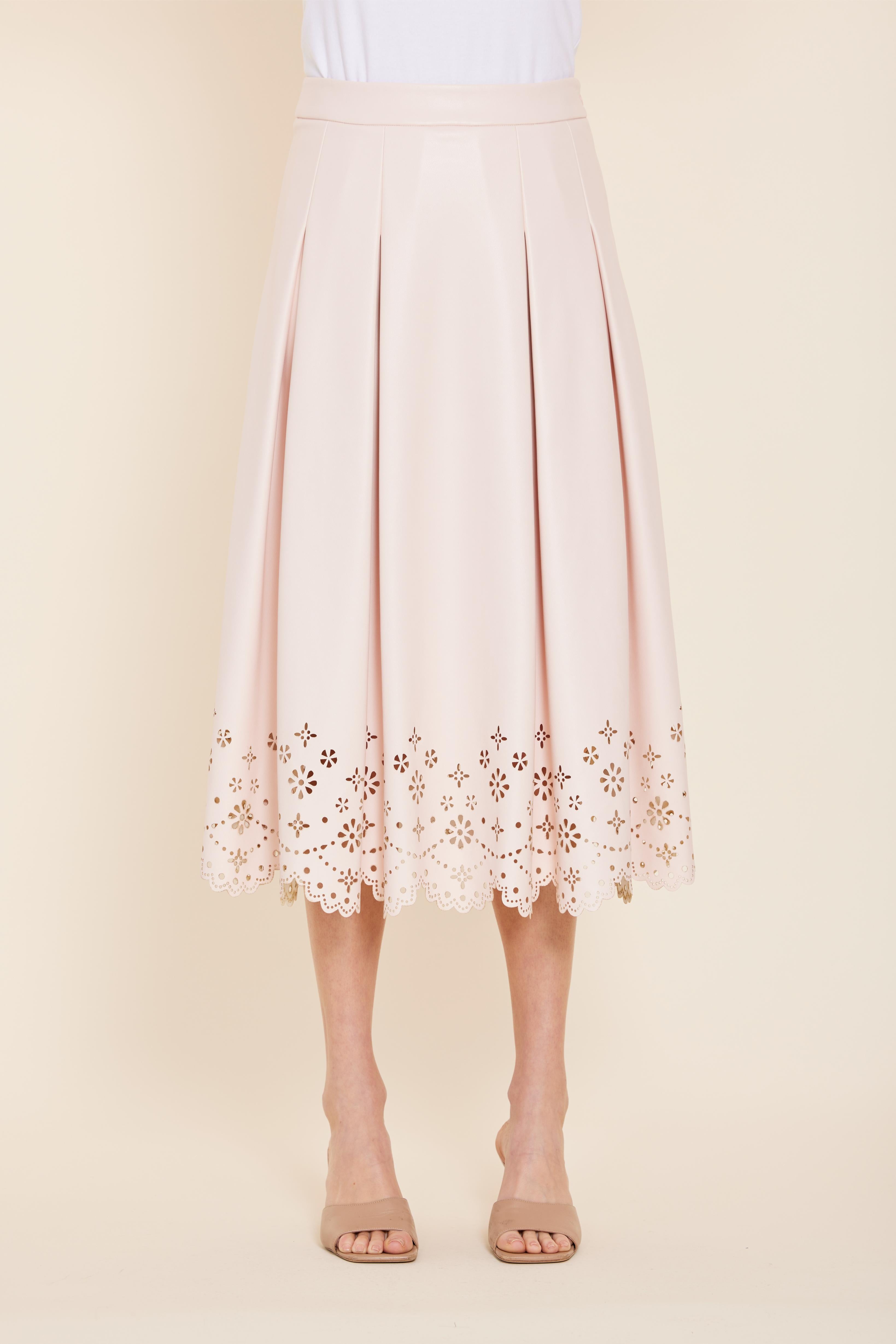 Faux Leather Maxi Skirt