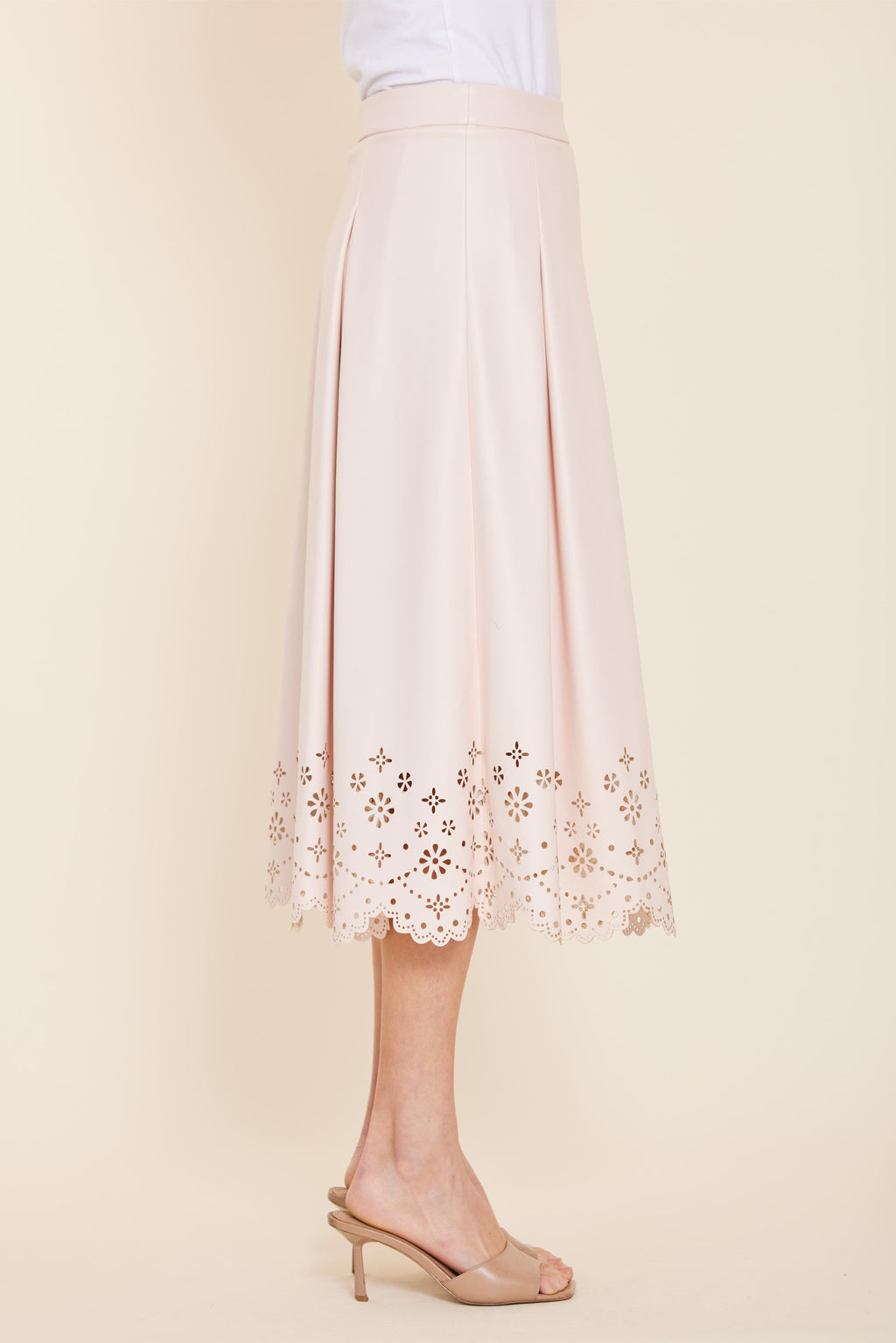 Faux Leather Maxi Skirt