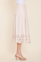 Faux Leather Midi Skirt