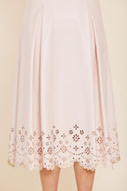 Faux Leather Midi Skirt