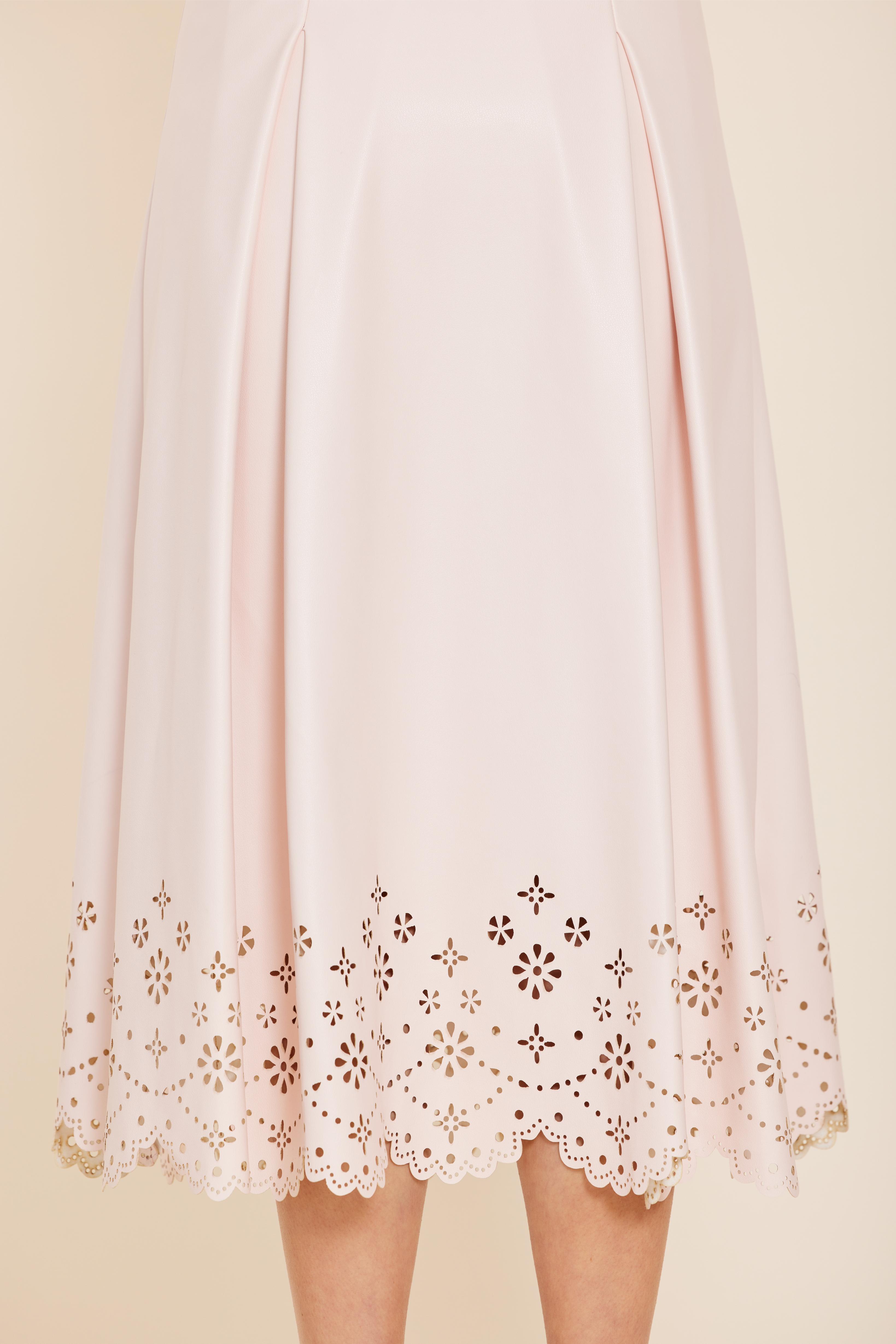 Faux Leather Maxi Skirt