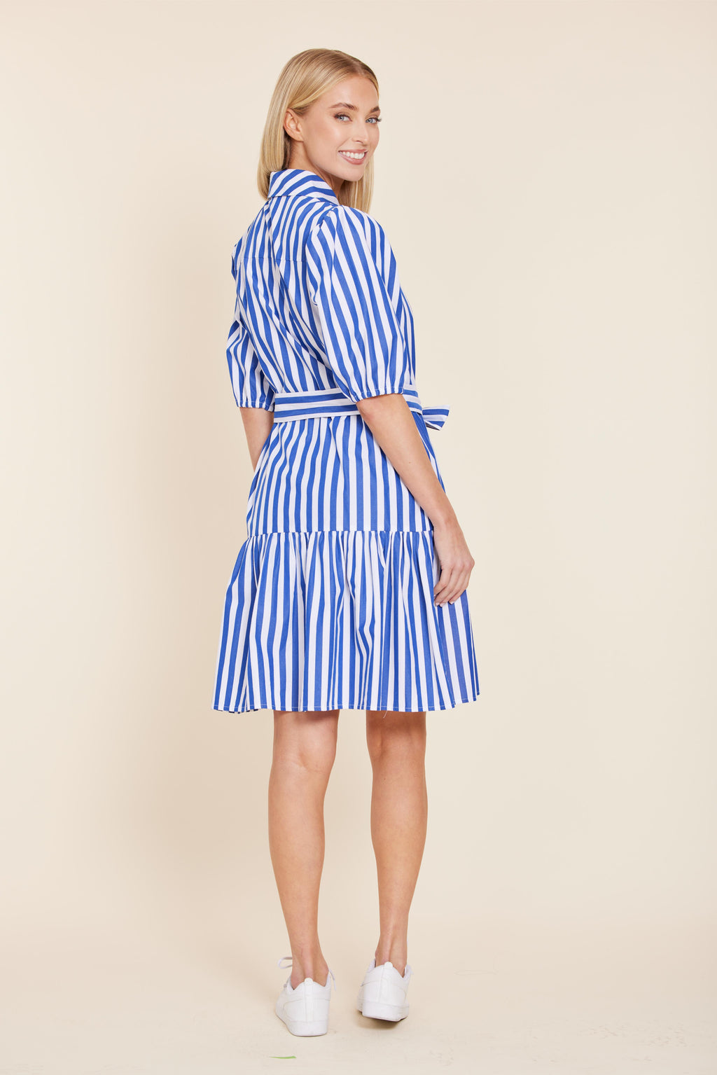 Belted Stripe Dress