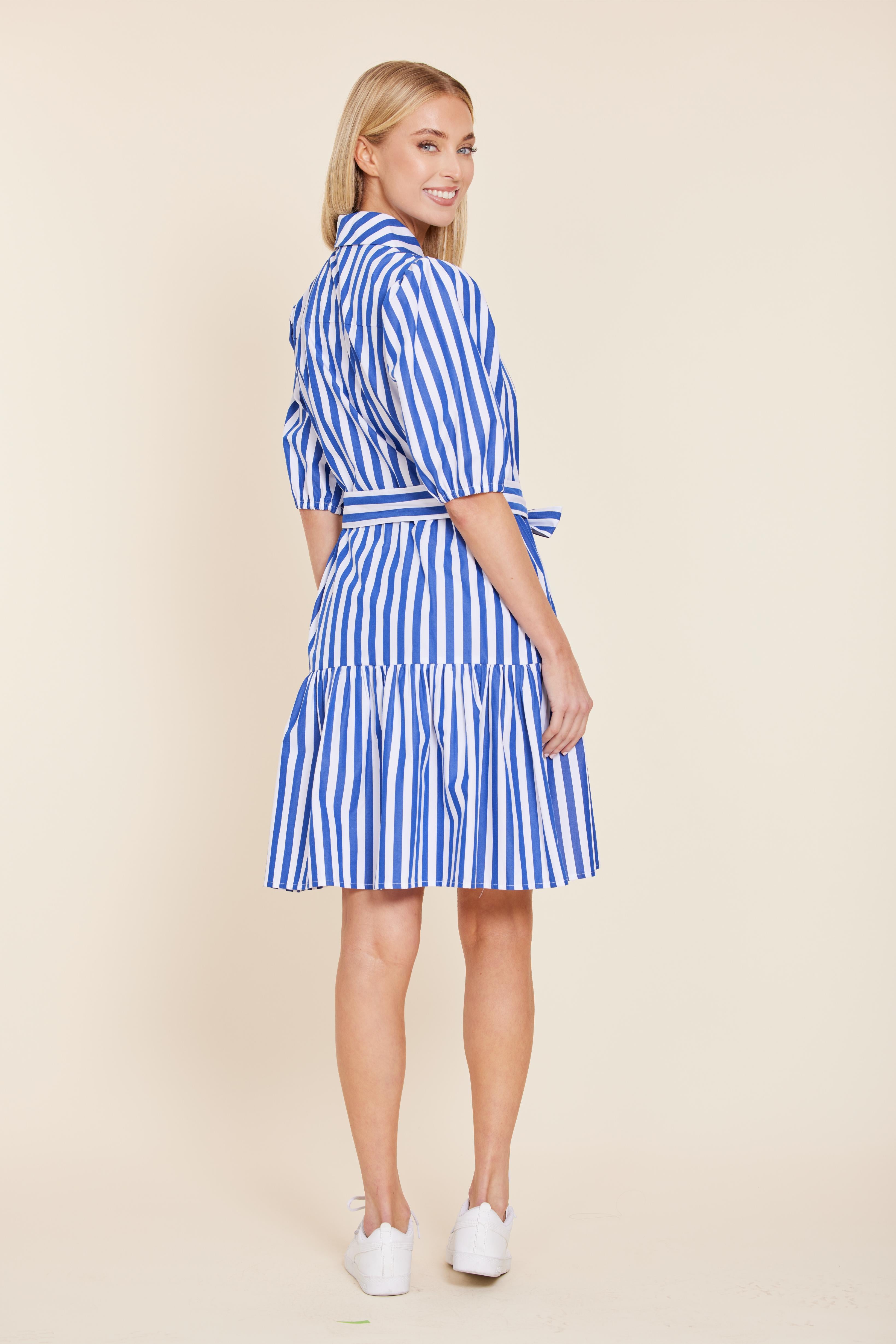 Belted Stripe Dress