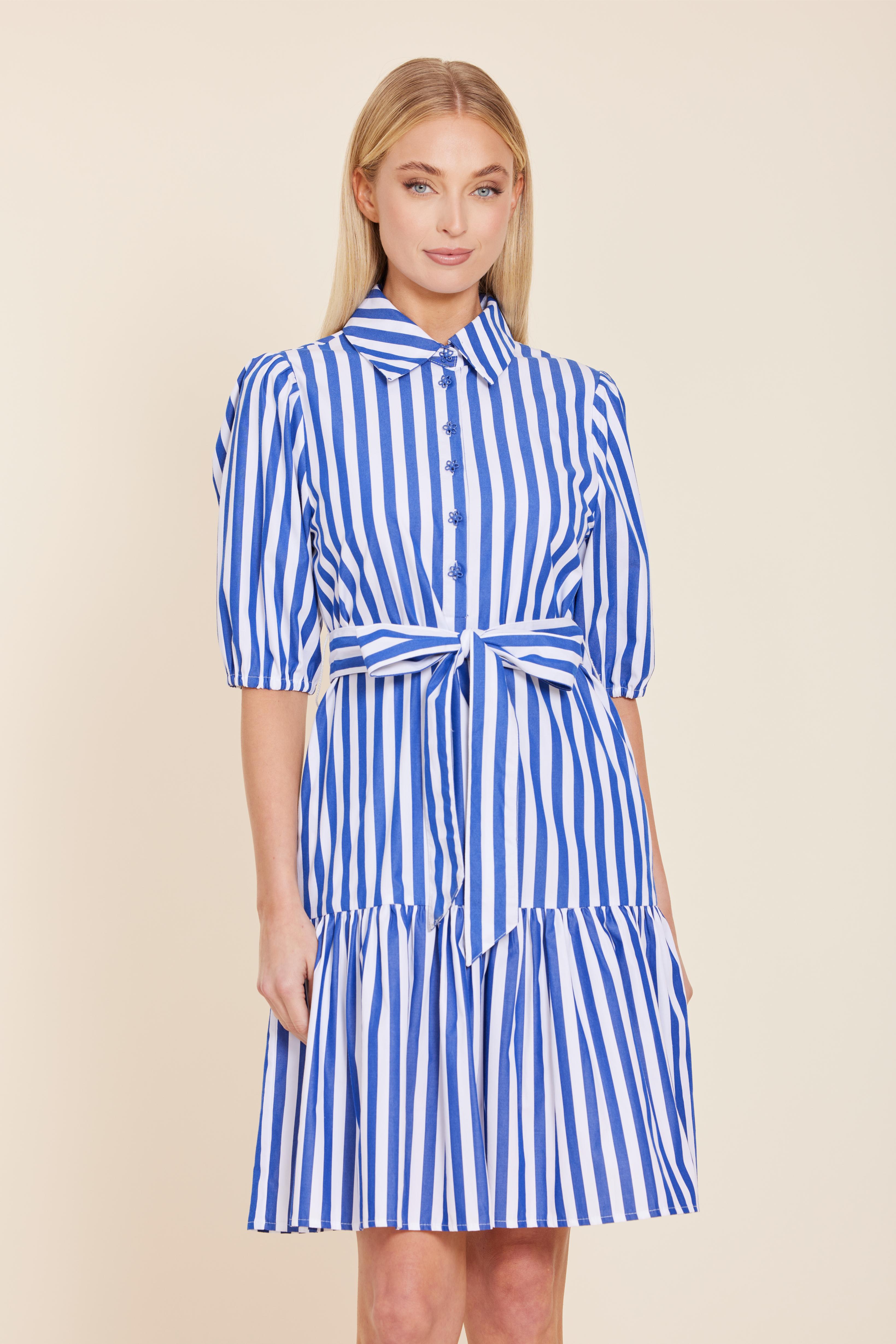 Belted Stripe Dress