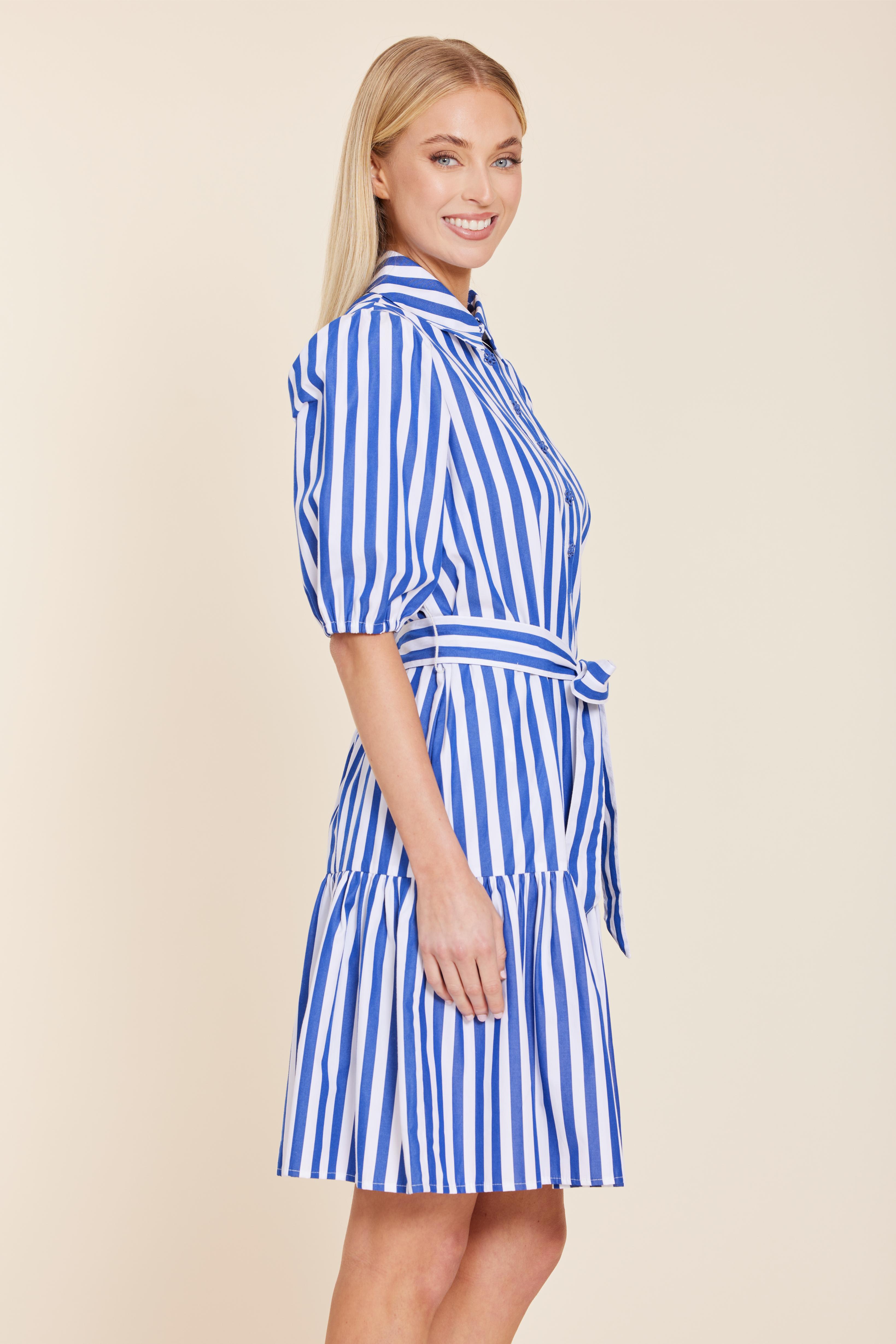 Belted Stripe Dress