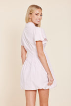 Poplin Zip Bubble Dress