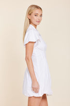 Poplin Zip Bubble Dress