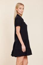 Ponti Drop Waist Stretch Dress
