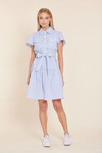 Stripe Belted Dress
