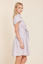 Stripe Belted Dress