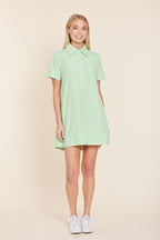 Poplin Striped Shift Dress