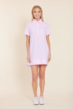 Poplin Striped Shift Dress