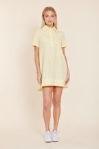 Poplin Striped Shift Dress