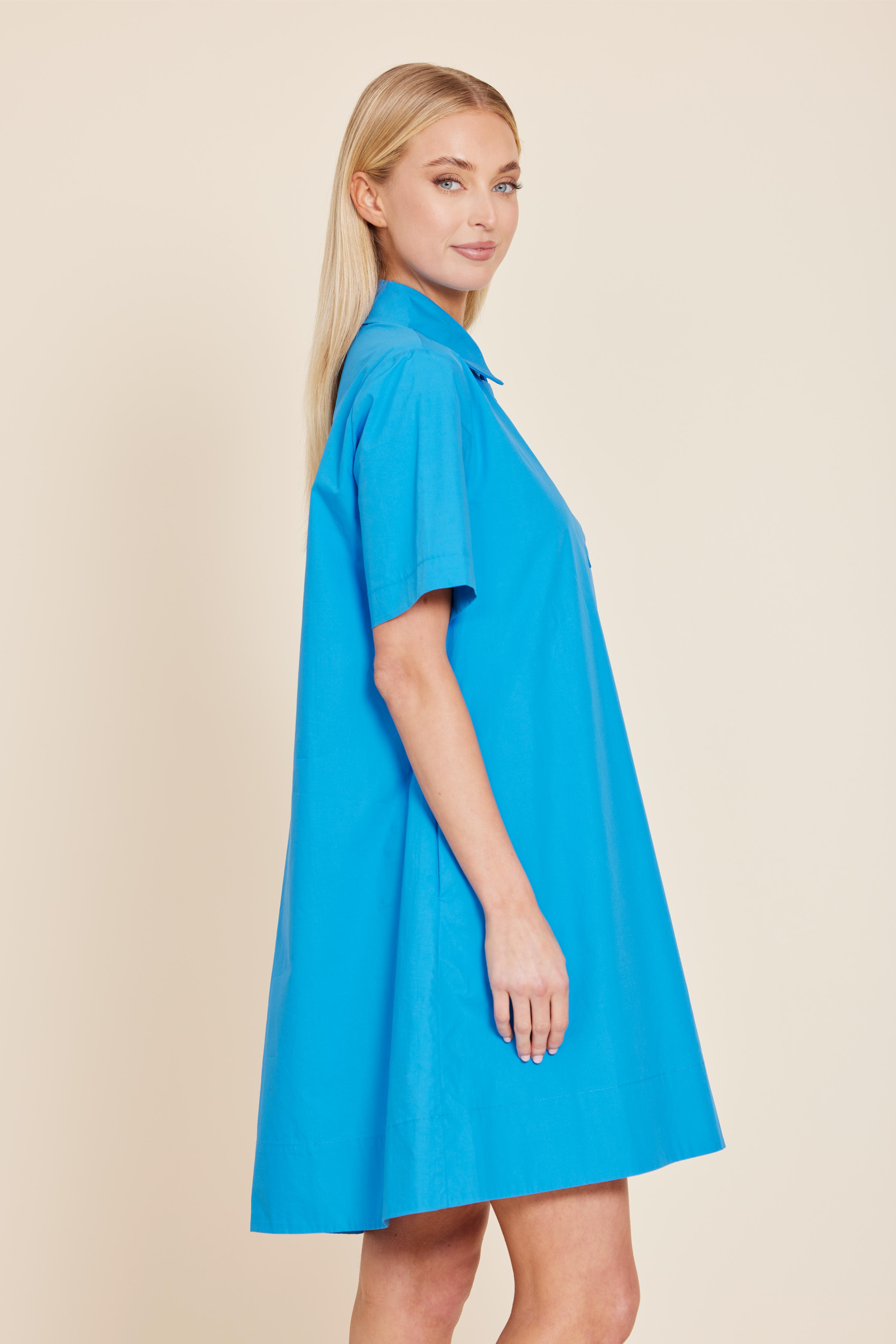 Poplin Shirt Dress