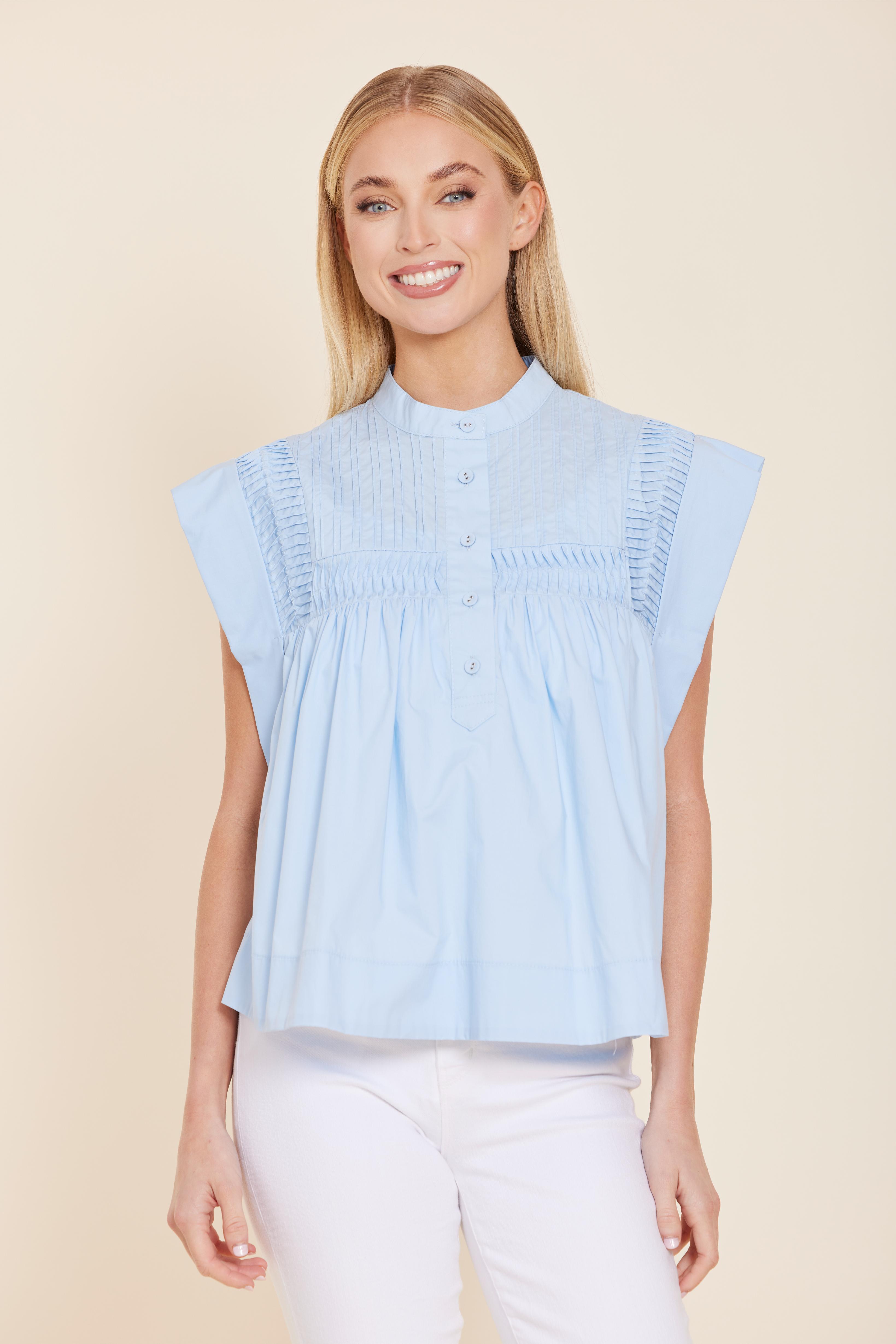 Poplin Smock Top