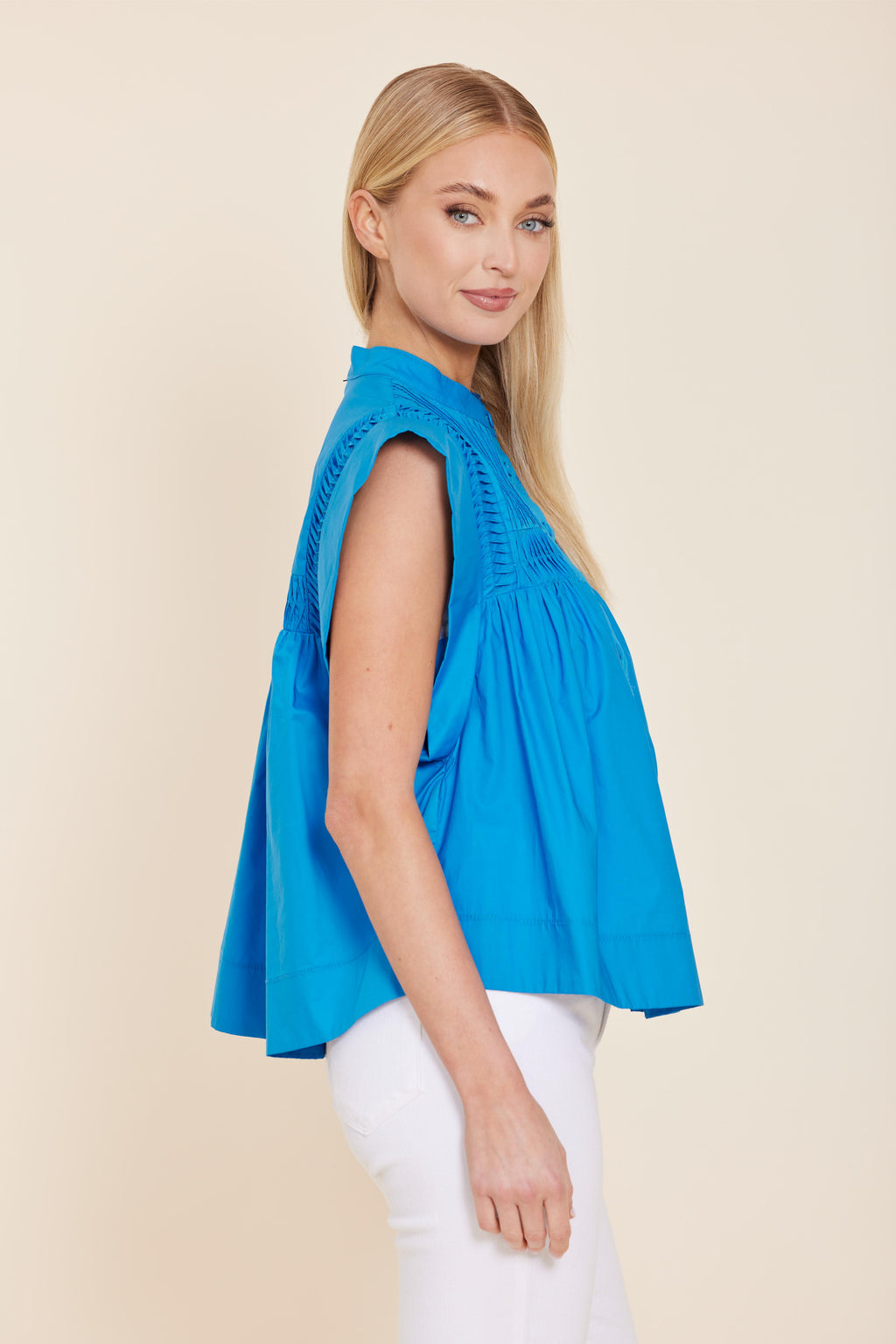 Poplin Smock Top