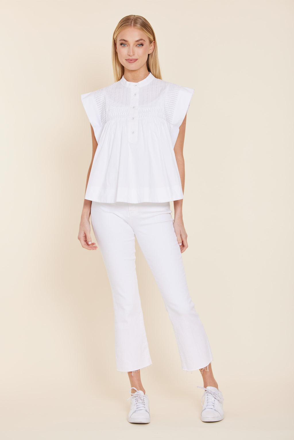Poplin Smock Top