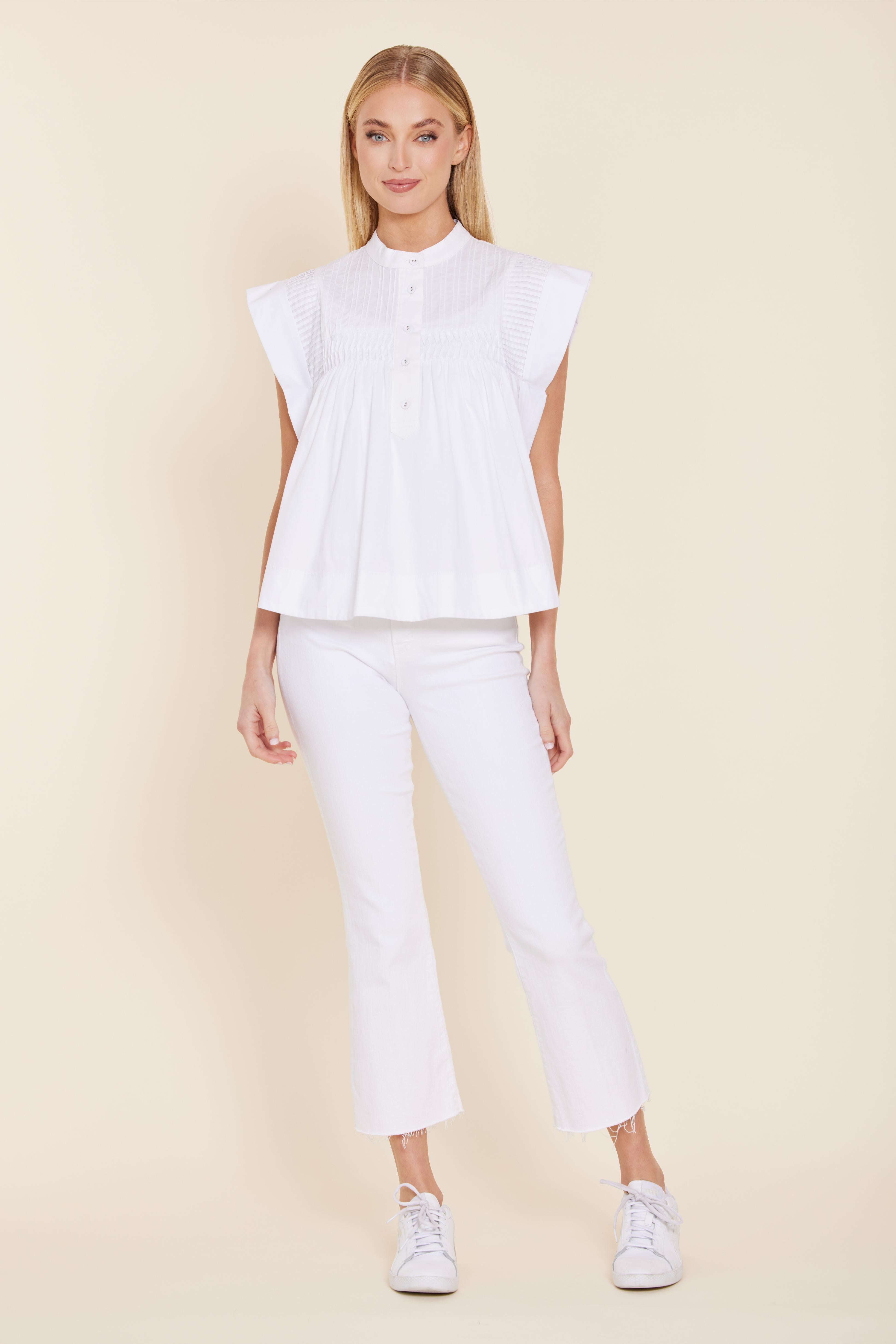 Poplin Smock Top