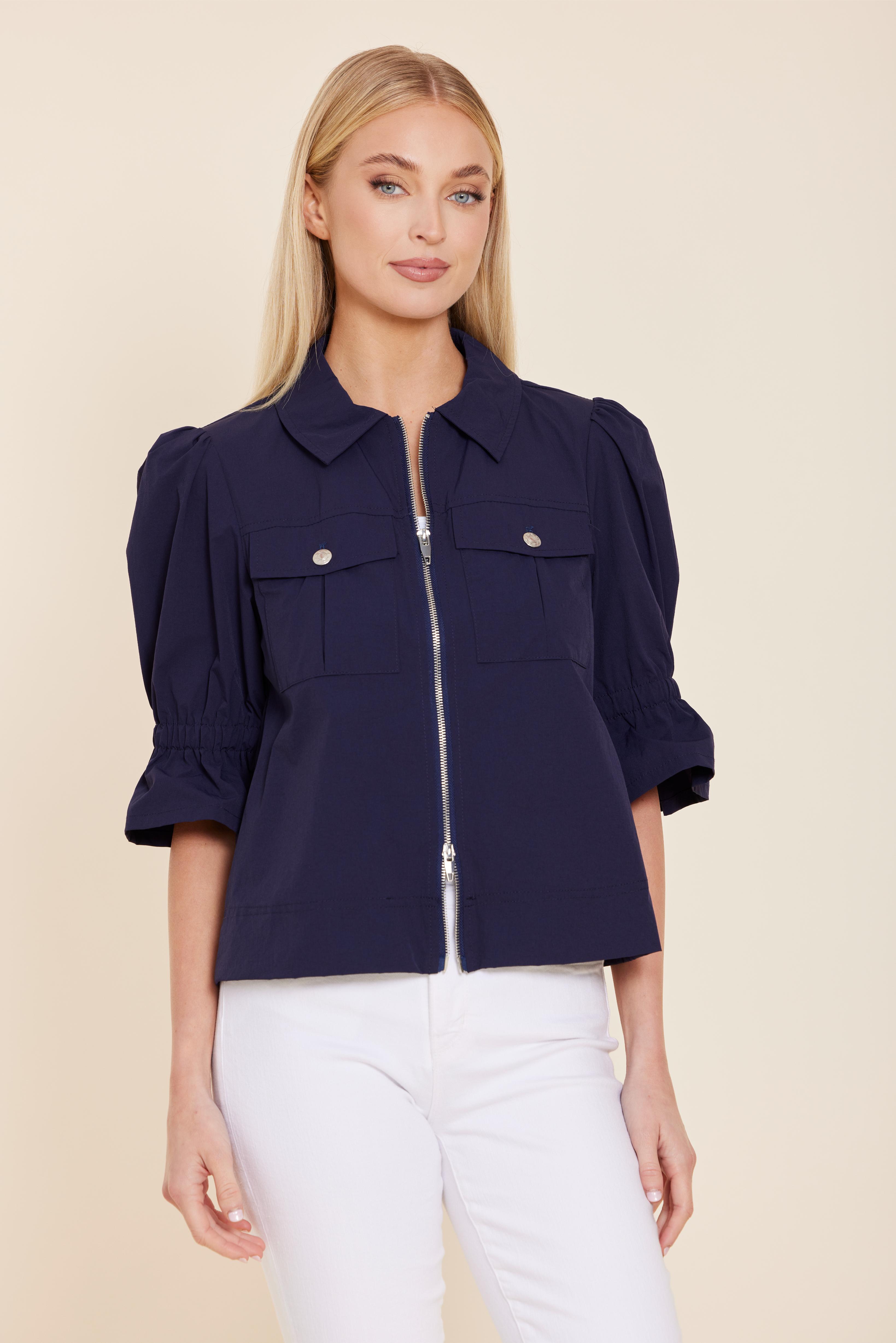 Poplin Zip Jacket