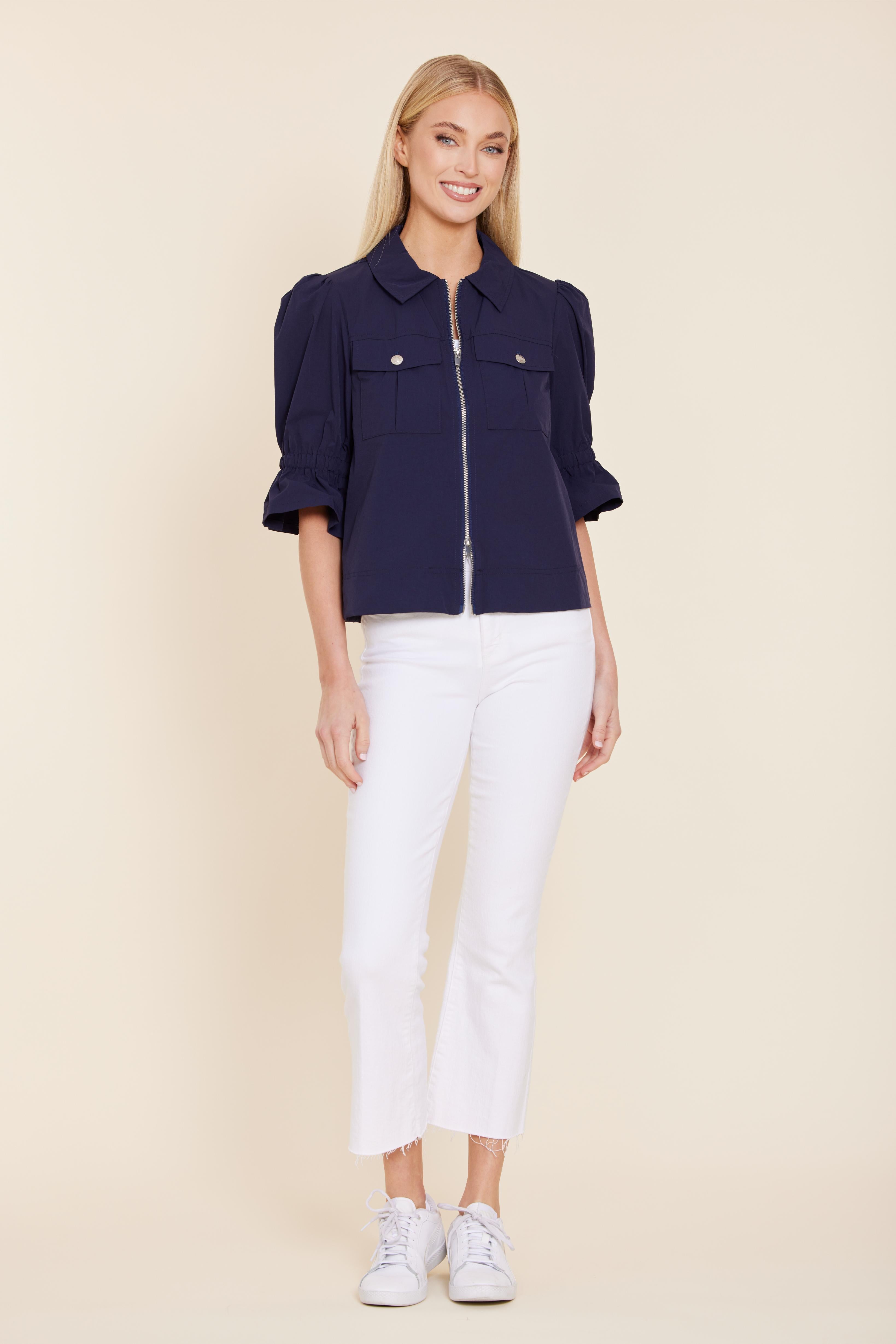Poplin Zip Jacket