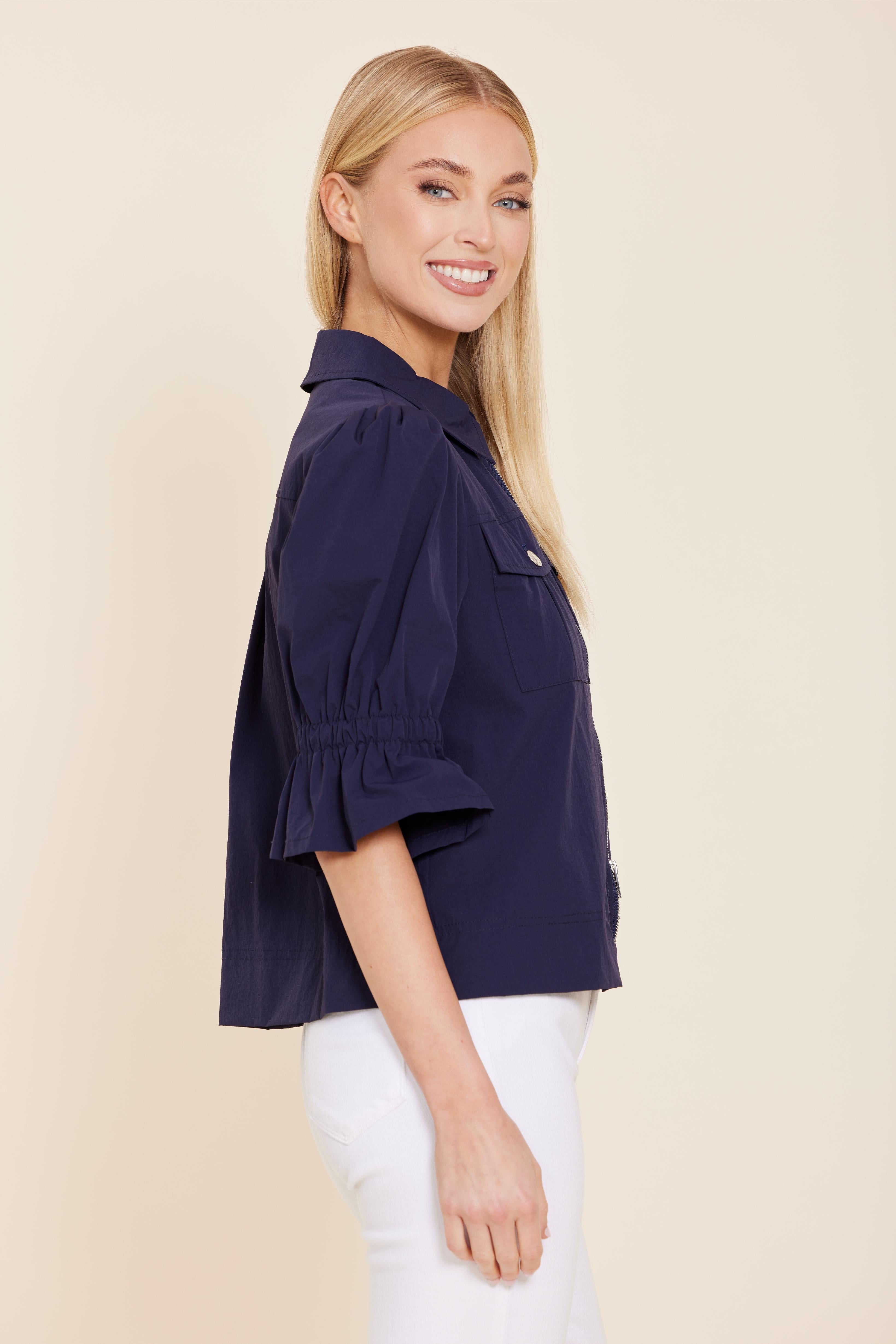 Poplin Zip Jacket