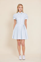 Faux Leather Skate Dress