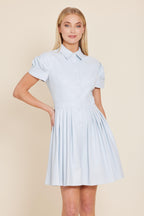 Faux Leather Skate Dress
