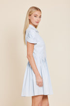 Faux Leather Skate Dress