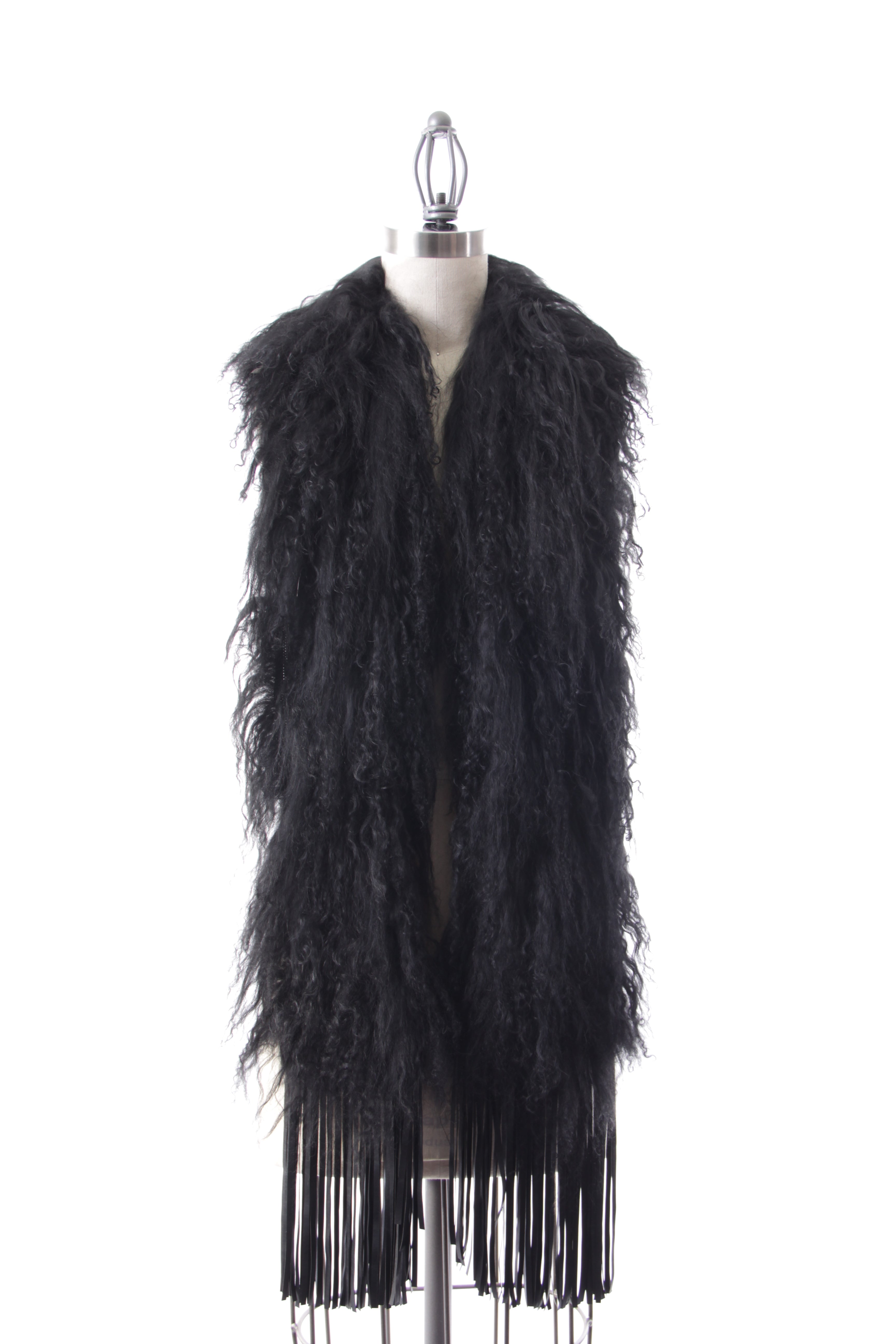 Real Fur Knit Scarf