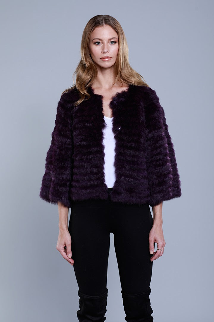 Cropped Fur Jacket
