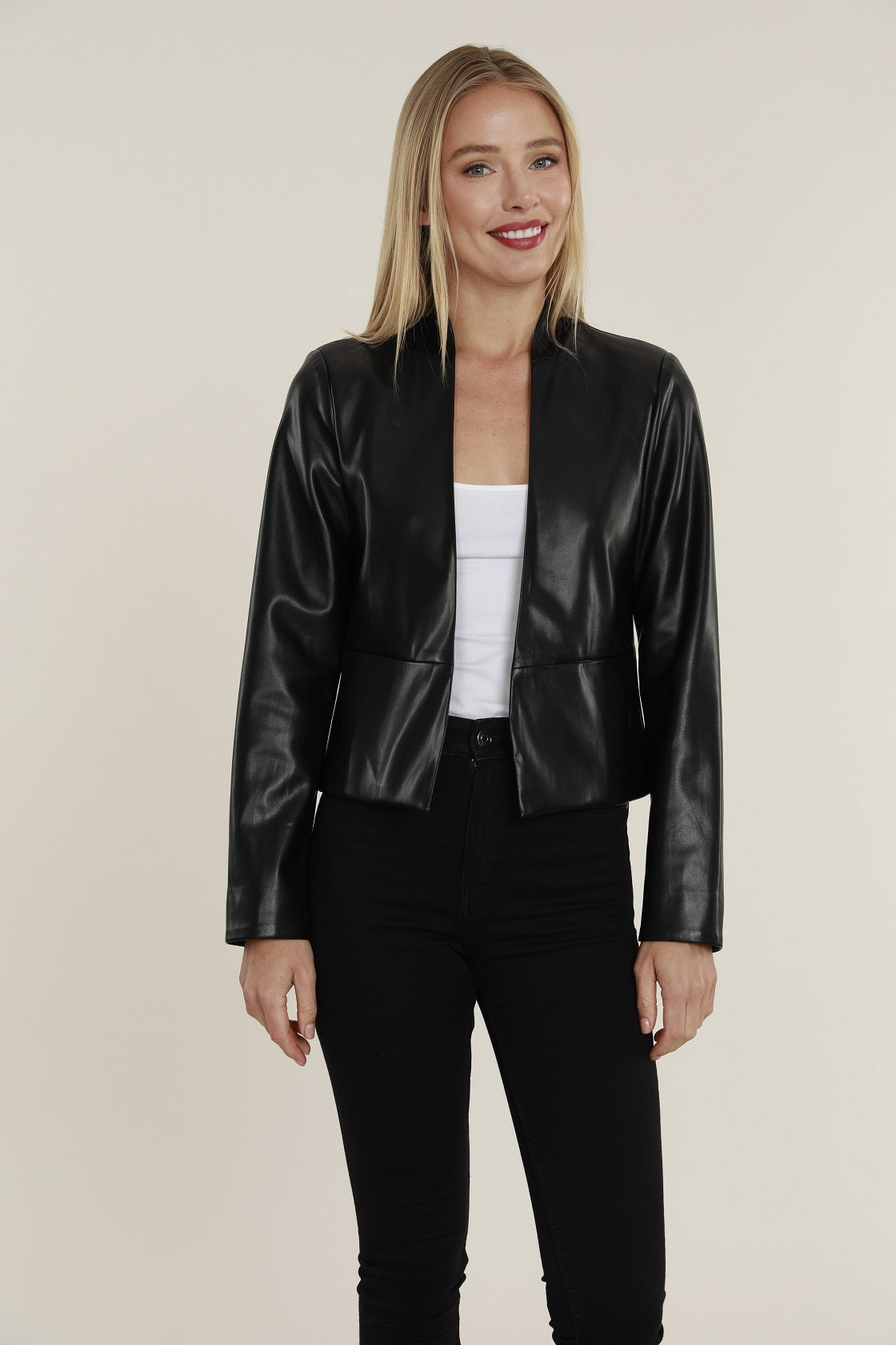Quilted Faux Leather Jacket – Dolce Cabo