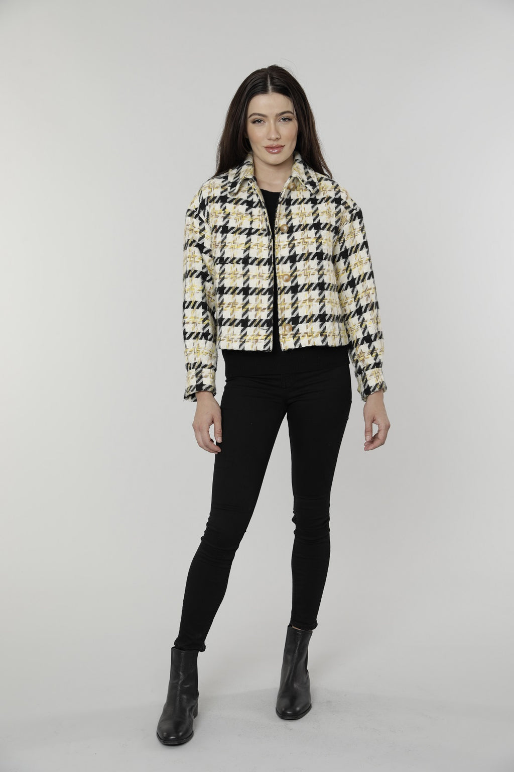 Cropped Tweed Jacket
