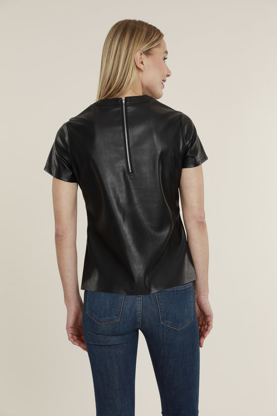 Faux Leather Shirt – Dolce Cabo
