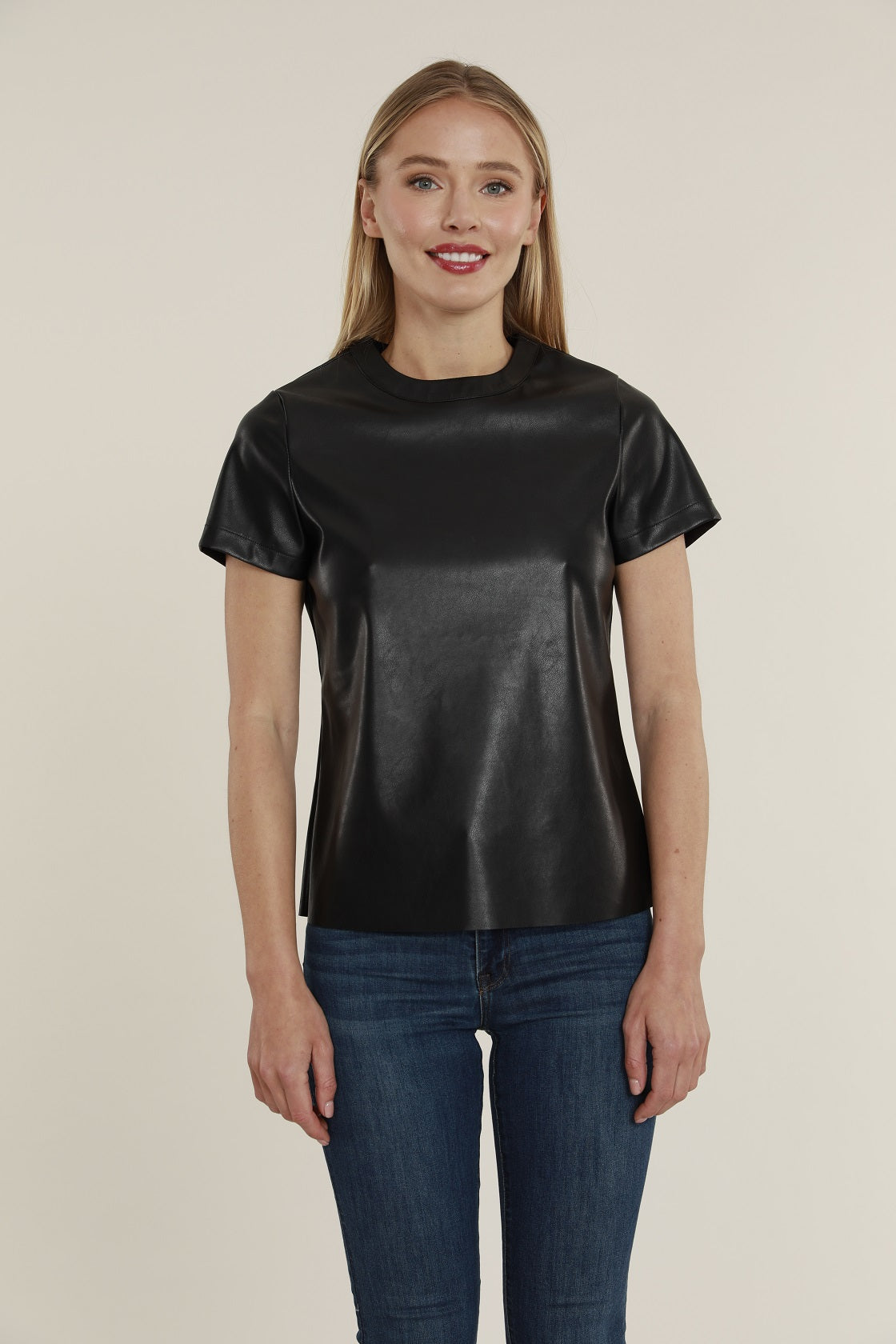 Faux Leather Shirt – Dolce Cabo