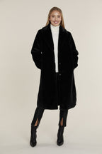 Long Faux Fur Coat⁠