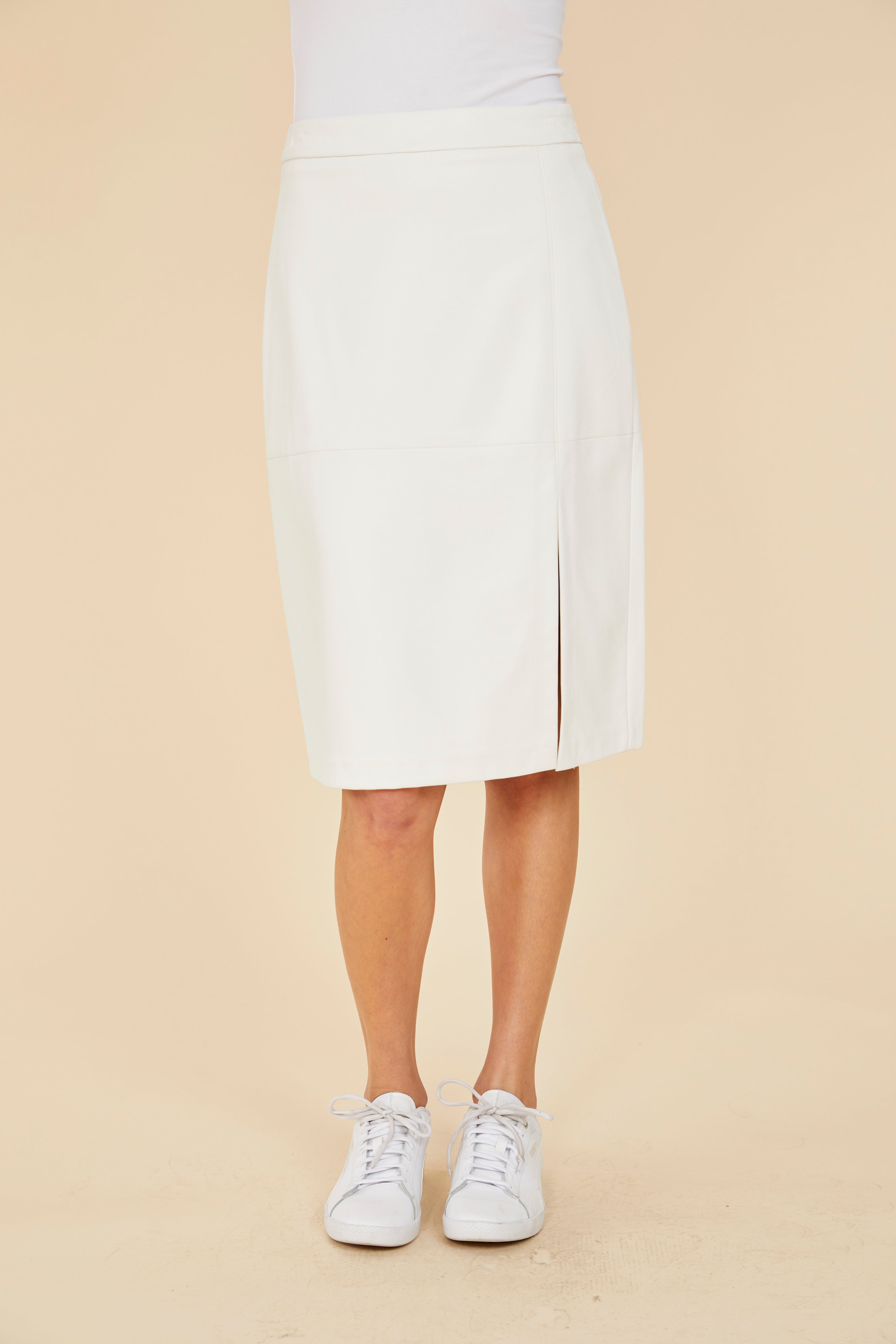 Faux Leather Pencil Skirt – Dolce Cabo