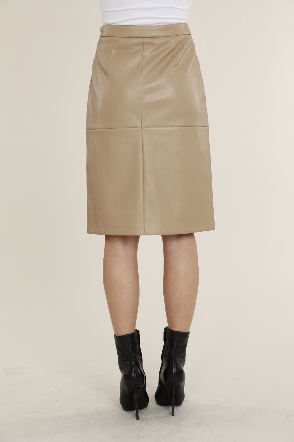Faux Leather Pencil Skirt