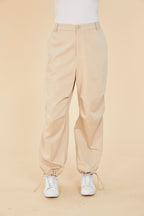 Ruched Knee Drawstring Trousers
