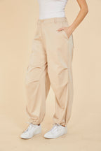 Ruched Knee Drawstring Trousers