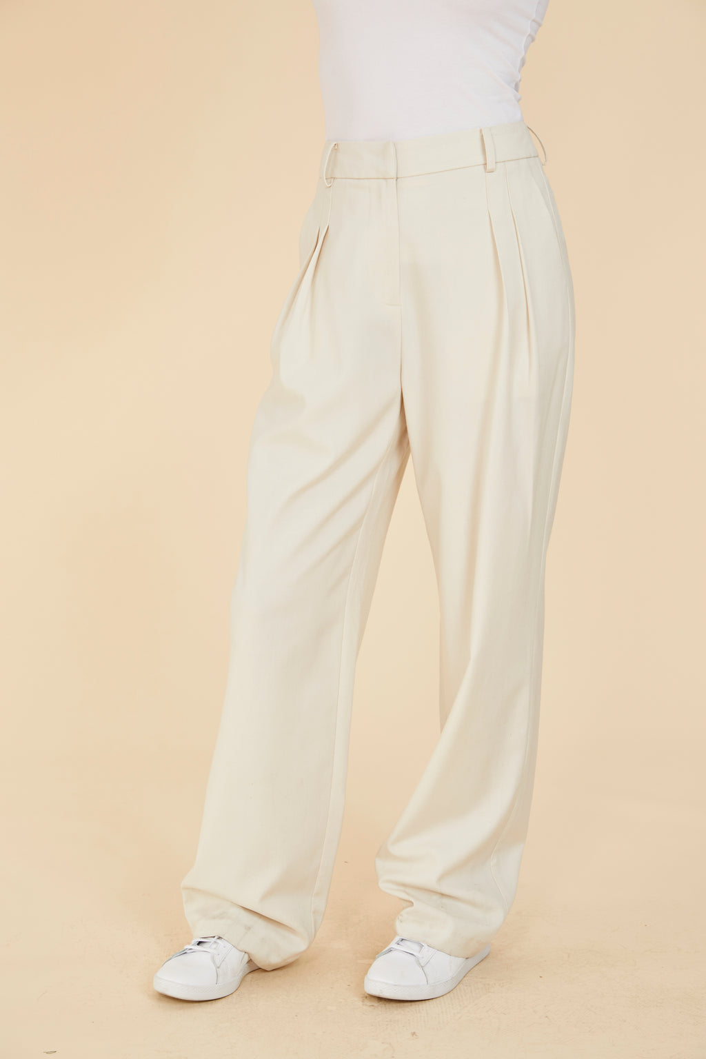 Pleated Wide Leg Pants