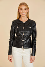 Faux Leather Jacket