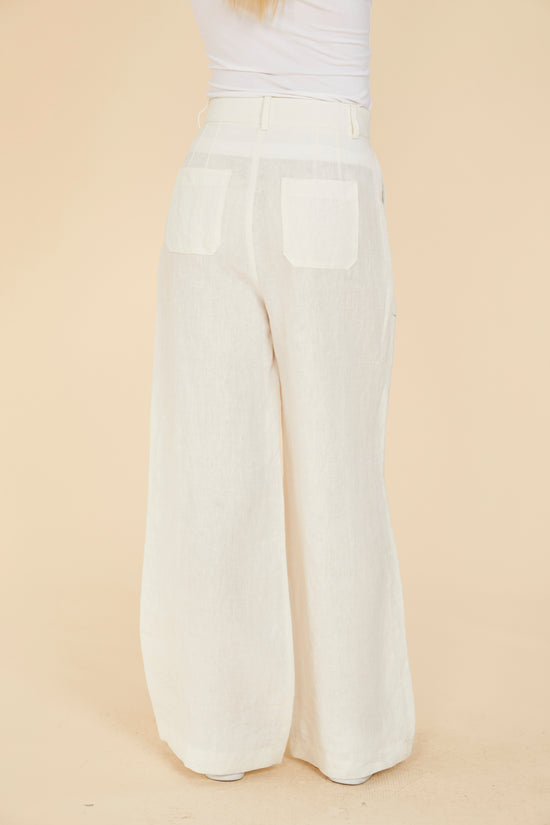 Load image into Gallery viewer, Linen Wide Leg Pants
